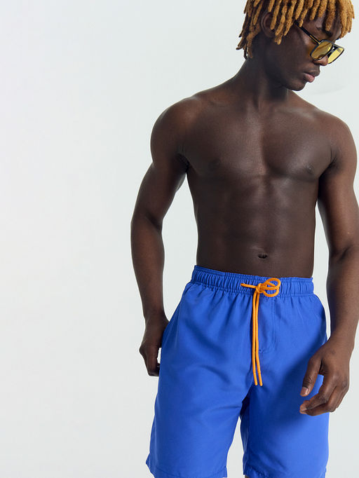 Шорты мужские спортивные в синем цвете - Mark formelle фото 2