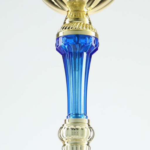 Кубок 132C, наградная фигура, золото, подставка камень, 21×7×6 см