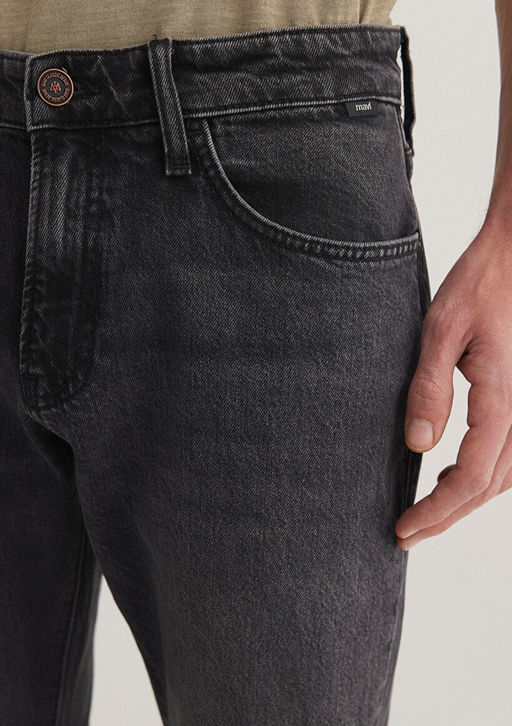 Jake Classic Denim Koyu Gri Jean Pantolon - Mavi фото 5