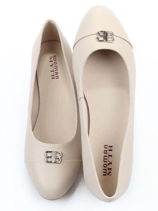 06-M47-6 BEIGE Туфли женские (натуральная кожа)