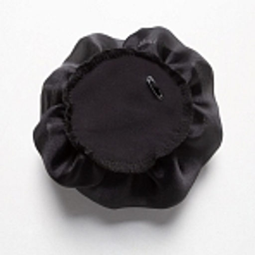 Брошь из органзы, Полуночная роза - Charutti фото 11