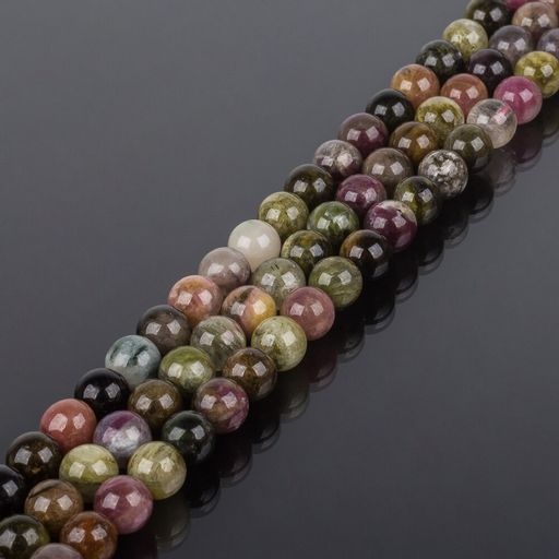 Бусины для украшений из Турмалина микс (48 бусин) 39 см