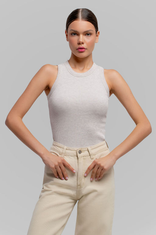 Арт.3201/5 Майка женская 42 (1 шт) Цвет:бежевый - Калинка фото 3