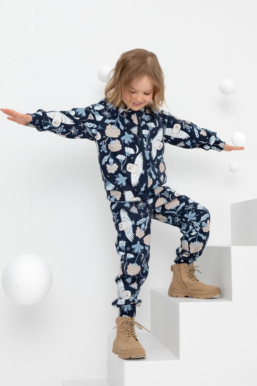 Crockid _ КР 302222/индиго,волшебные совы к421 жакет для дев  фото 5