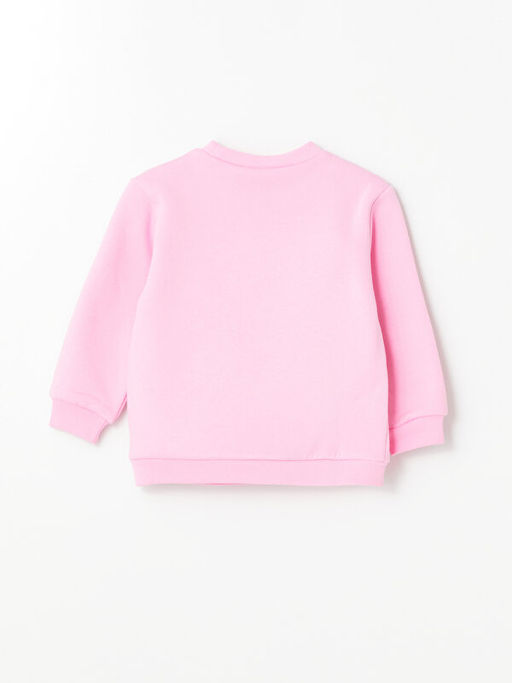 Bisiklet Yaka Bask?l? K?z Bebek Sweatshirt - Waikiki фото 2