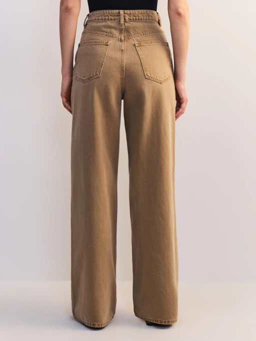 Широкие джинсы с высокой посадкой ZR2605092310-62 / Zarina