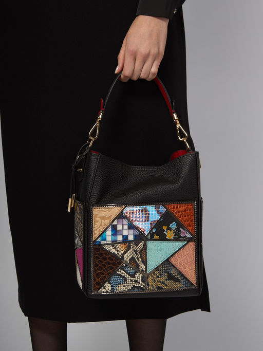 Сумка ELEGANZZA Z24-1206S-2 multicolor-black  фото 10