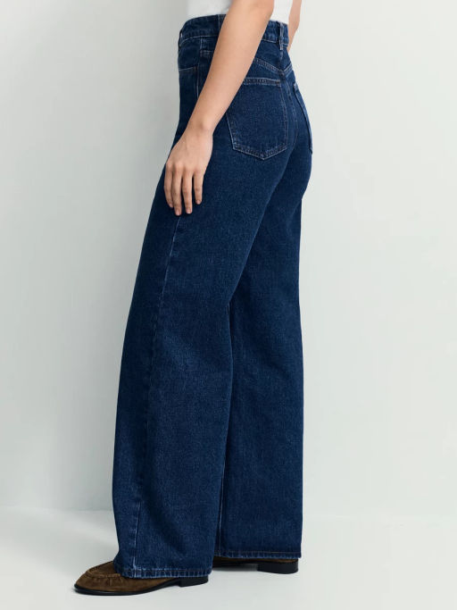 Джинсы wide leg с высокой посадкой / Zarina