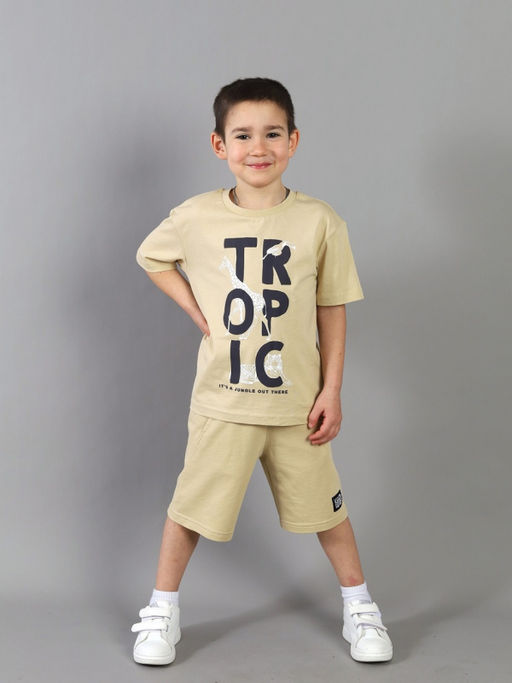 CRB wear / CSKB 64071-31K Футболка для мальчика,песочный/Ex.Cherubino  фото 2