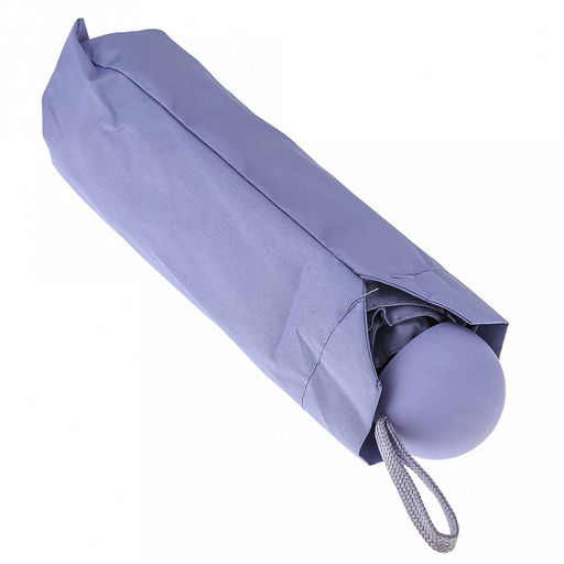 Зонт-мини механический Палитра UPF50+ ткань эпонж (полиэстер) + черное УФ-покрытие, 6 лучей, д/купола 90см, 5 сложений, 18см в сложенном виде, механизм против ветра, ручка с покрытием soft-touch, цвет сиреневый, 218гр (Китай) - Домашняя Мода фото 8