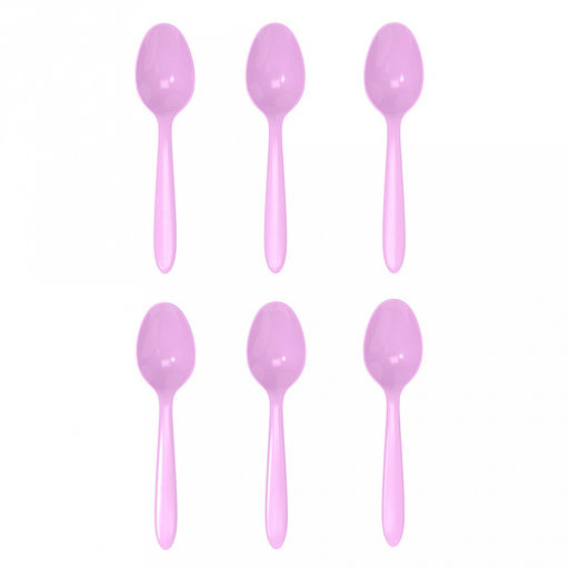 Ложка пластмассовая Пикник 16x4,5см, набор 6шт, полипропилен (Россия) - Домашняя мода фото 4