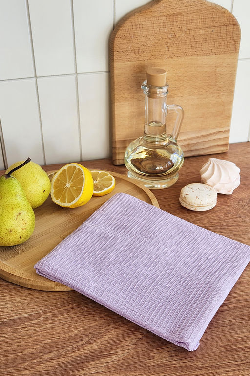 Полотенце вафельн. однотон.  60*45 150г/м2 пакет ТТ