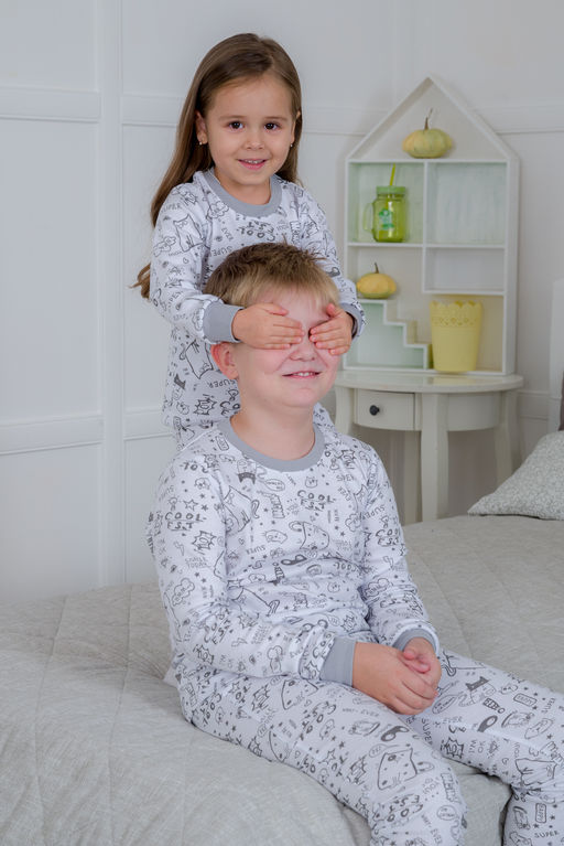 Пижама детская из интерлока пенье Дрёма котик - Амадэль фото 12