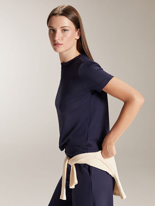 Bisiklet Yaka Kad?n Ti??rt