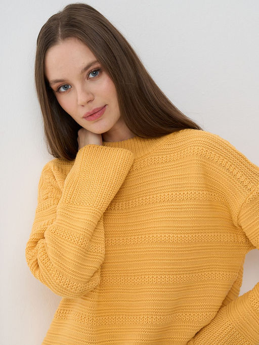 Джемпер женский 7242-40321. 1600345 форзиция