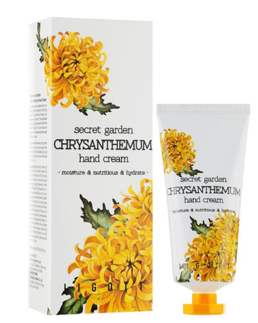 Крем для рук с экстрактом хризантемы JIGOTT Secret Garden Chrysanthemum Hand Cream , 100ml