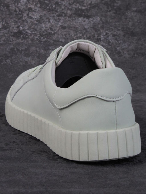 05-PDA175-5 LT. GREEN Кроссовки женские (натуральная кожа)