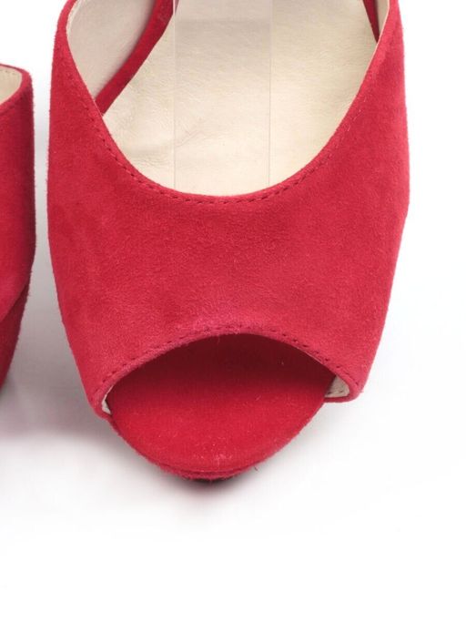 06-87VB RED Туфли женские (натуральная замша) - Фабричный китай фото 15