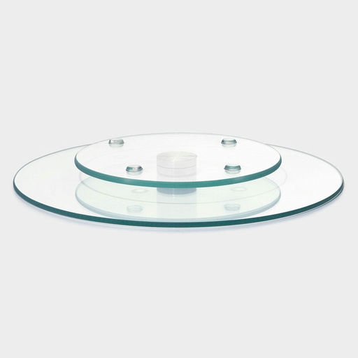 Подставка для торта вращающаяся Доляна, d=32 см, стекло