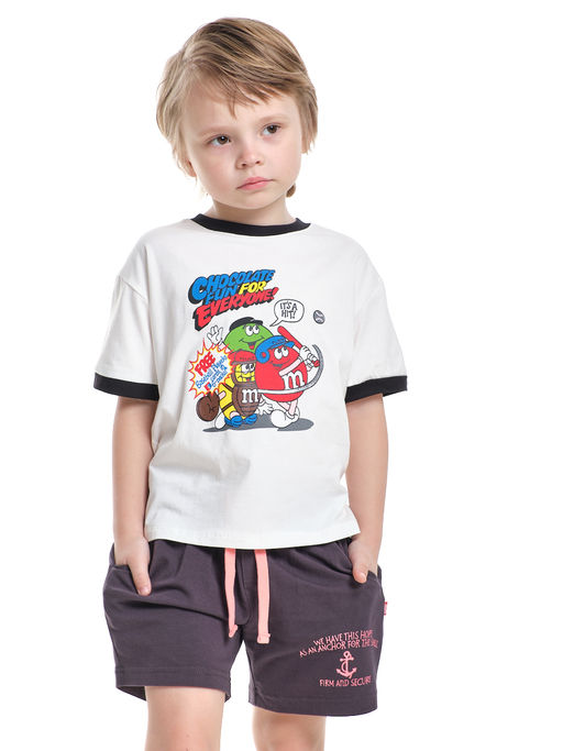 Шорты для мальчика детский сад UD 1441 графит - Mini maxi фото 4