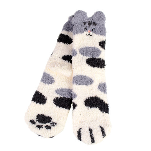 Носки женские флисовые р. 35-40 новогодний / MNZ-19 / ОДНА ПАРА (1)