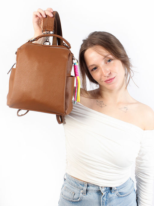 LACCOMA рюкзак Лилу-Y2005-рыжий эко кожа хлопок