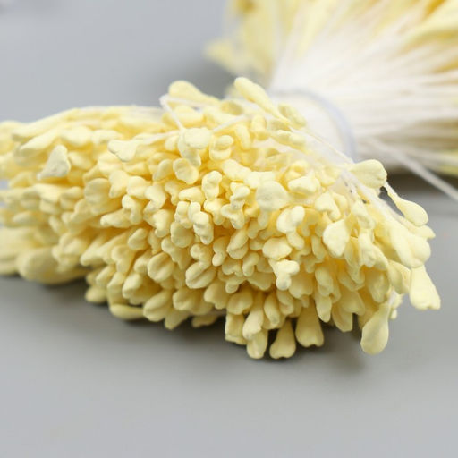 Тычинки для цветов, светло-жёлтый, набор 360 шт. длина 6 см