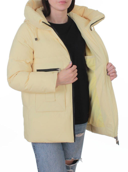 M-M07 YELLOW Куртка зимняя женская (150 гр. холлофайбер) - Fashion фото 7