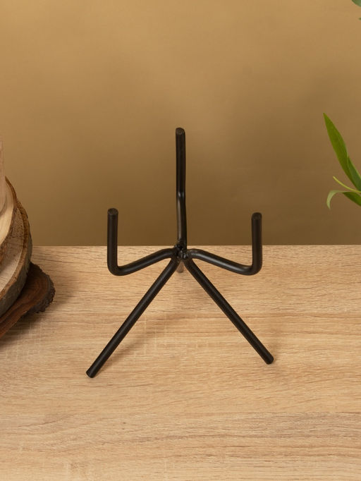 Кашпо на подставке «Малахит», 12×12×20 см, железо