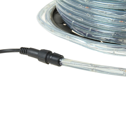 Световой шнур Luazon Lighting 11 мм, IP65, 100 м, 24 LED/м, 220 В, 2W, постоянное свечение, свечение красное  фото 3
