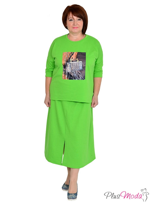 Туника Модель №883 размеры 44-84 - Plusmoda фото 4