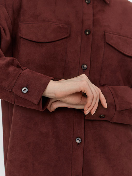 Жакет женский коричневый