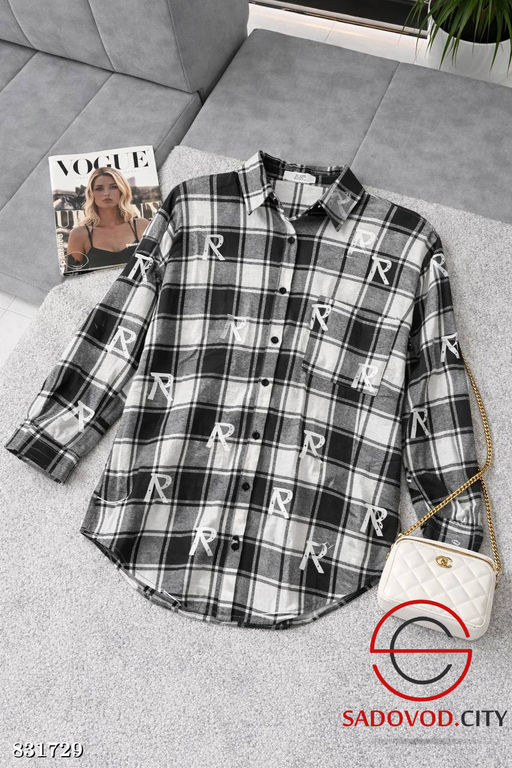 Рубашка женская с принтом