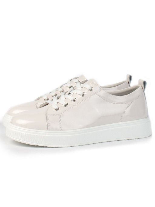 05-HY21-1D LT. BEIGE Кроссовки женские (натуральная кожа)