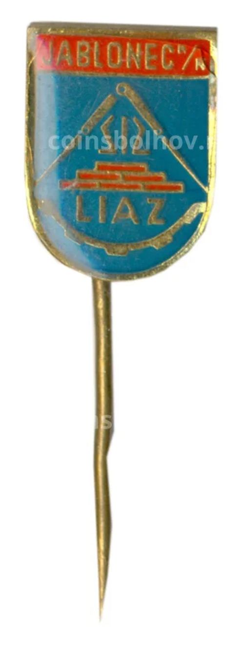 Значок рекламный ЛИАЗ (Чехословакия)