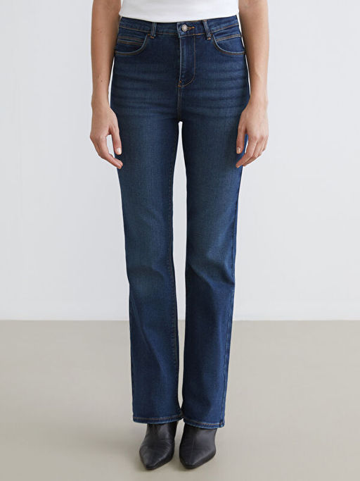 Flare Kad?n Jean Pantolon