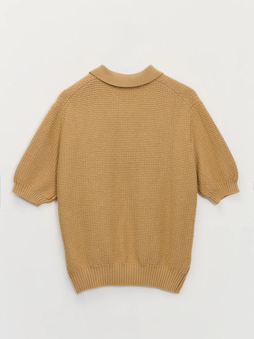 Джемпер поло фактурной вязки ZR2605043301-136 / Zarina