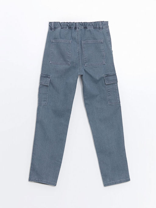 Beli Lastikli Regular Fit Erkek ?ocuk Jean Pantolon - Waikiki фото 3