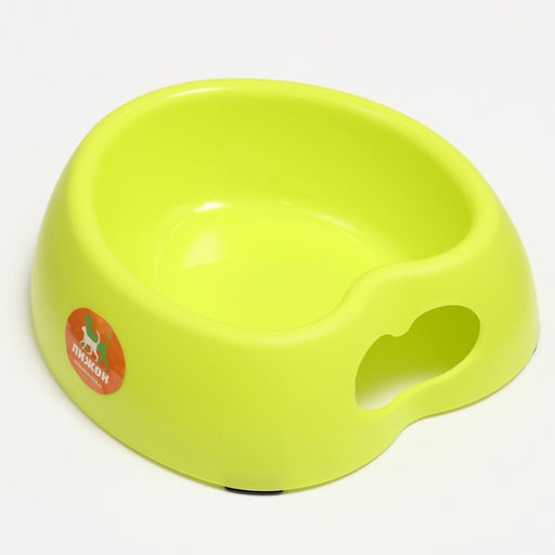 Миска Сердце 26,5 х 25 х 8 см, зелёная - Пижон фото 3