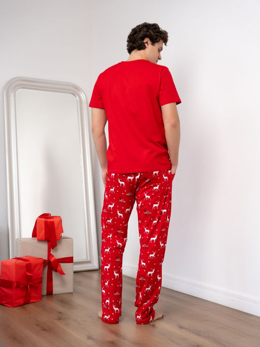 Комплект муж.арт.1252-1,красно-белый