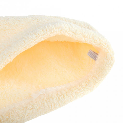 Парео махровое "Свежий букет" 70х175см, хлопок 100%, на резинке с липучкой, на кнопке, с вышивкой; с чалмой на пуговице 68х25см, ванильный (Китай)