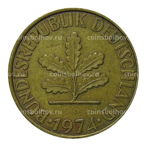 10 пфеннигов 1974 года J Германия