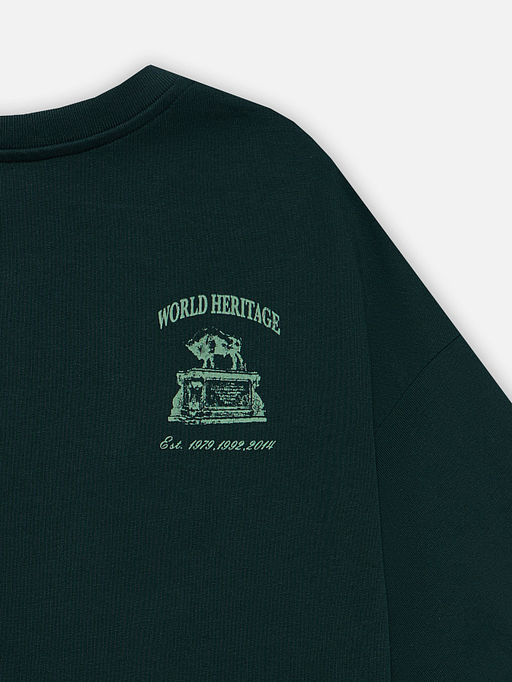 Футболка мужская зеленая с принтом зубров и надписью Беловежская пуща. Национальный парк - Mark formelle фото 9