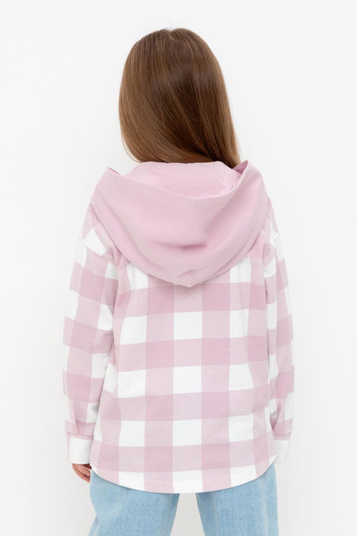 Crockid _ КР 302698/фламинго,клетка виши к541 рубашка для дев