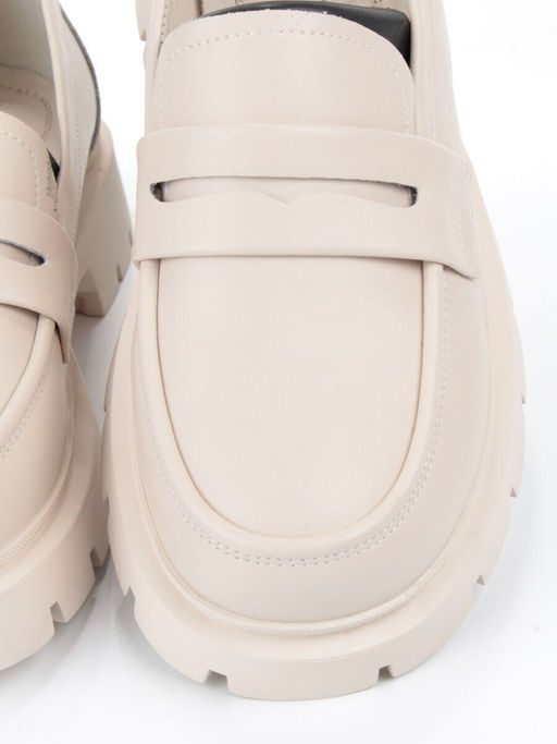 03-5920-2 BEIGE Лоферы женские (натуральная кожа) - Фабричный китай фото 10