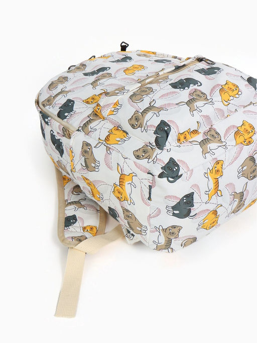 Набор: рюкзак школьный и пенал, с карманами, с принтом, размер 29?12?41 см, розовый