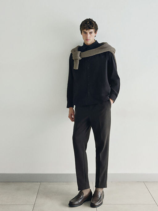 Regular Fit Uzun Kollu Arm?rl? Erkek G?mlek