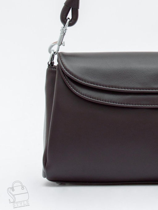 Сумка женская кожаная 0036VG coffee  Vitelli Grassi