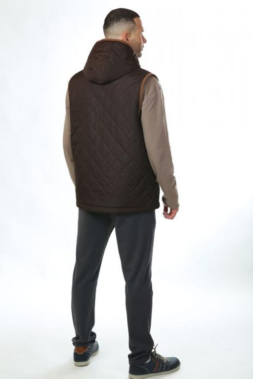 Жилет арт.1184999-03 КВИНТ коричневый - Altro фото 4
