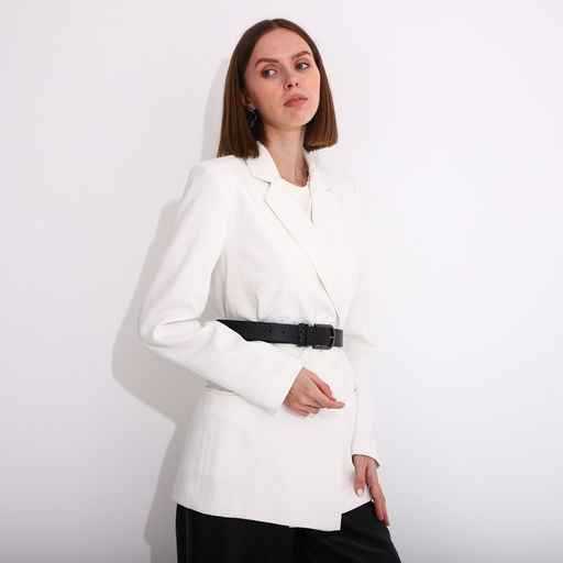 Ремень женский, ширина 3,5 см, винт, пряжка металл, цвет чёрный - Simaland фото 3